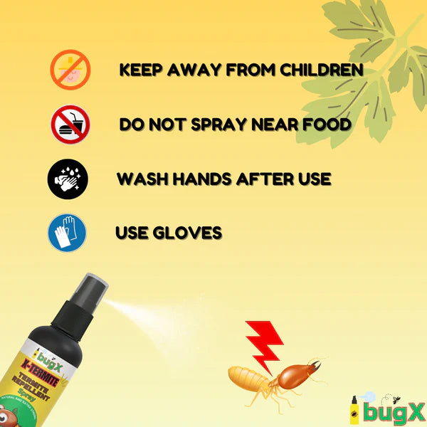 X-TERMITE Termite Repellent Spray | Deemak Spray for Home - Pack of 2