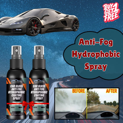 Car Glass Anti- Fog Hydrophobic Coating Spray (Pack of 2)