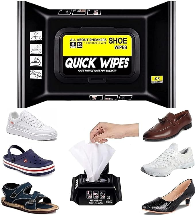 Instant Sneaker Shoes Cleaning Wipes