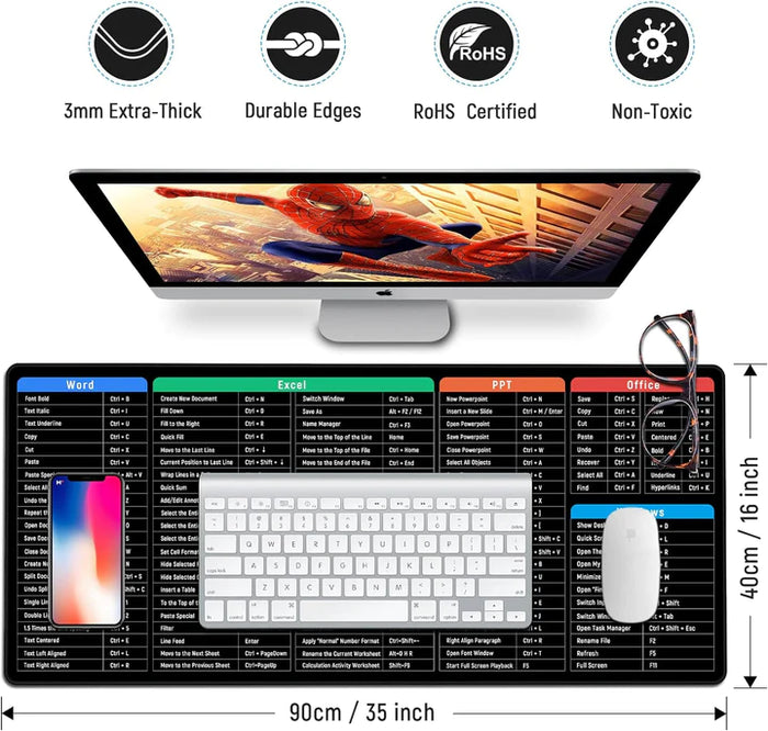 Anti-slip Keyboard Pad with Shortcut Key Patterns | ⏰Limited Period Offer⏰