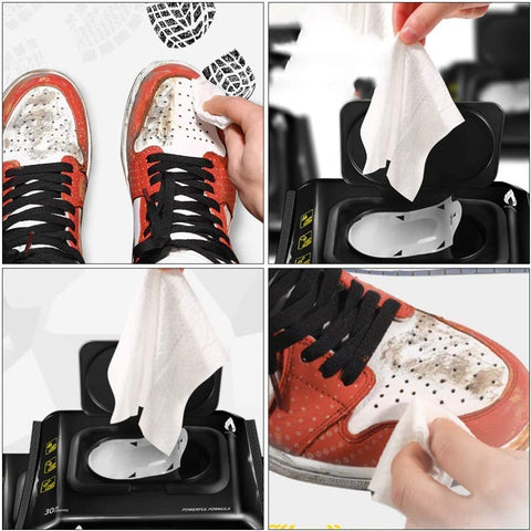 Instant Sneaker Shoes Cleaning Wipes