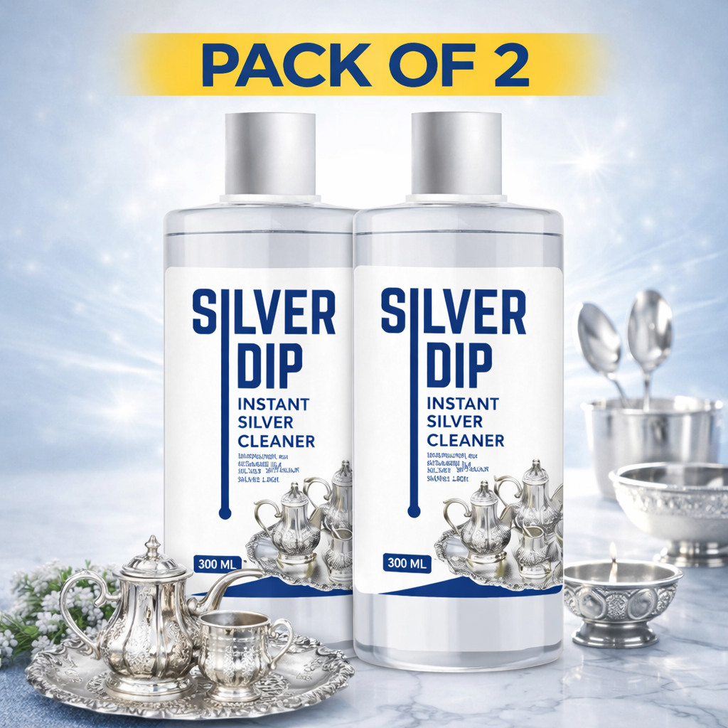 Silver Clean Spray Instant Silver Dip Cleaner for Home & Kitchen | Safe Silver Cleaning L ...