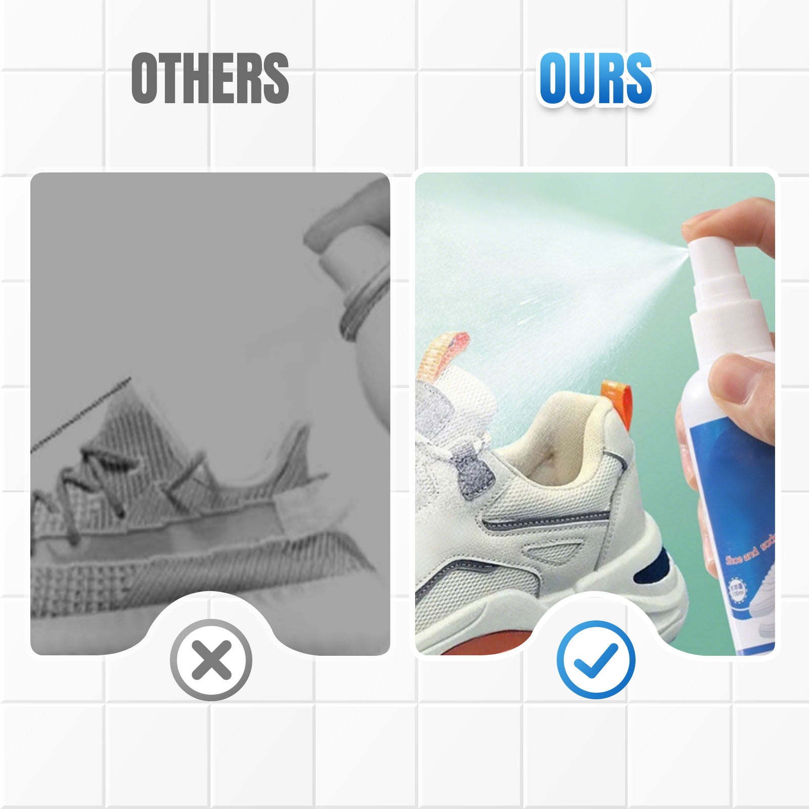 Antibacterial, fast-drying deodorant spray for shoes and socks