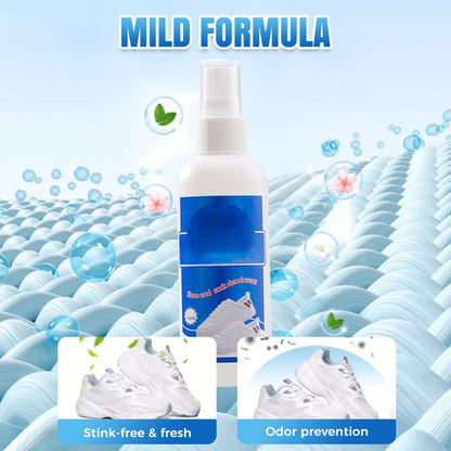 Antibacterial, fast-drying deodorant spray for shoes and socks